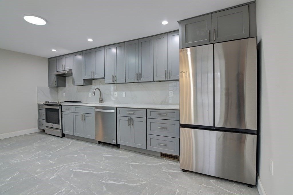 Interior, Kitchen, Recessed Lighting, Stainless Steel Appliances