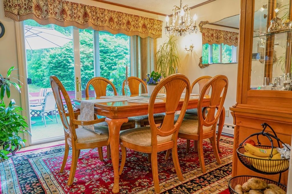 Chandelier, Dining room, Interior