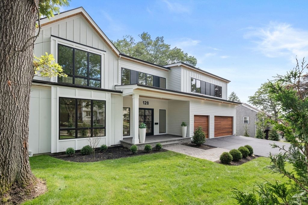 Attached, Backyard, Exterior, Facade, Farmhouse