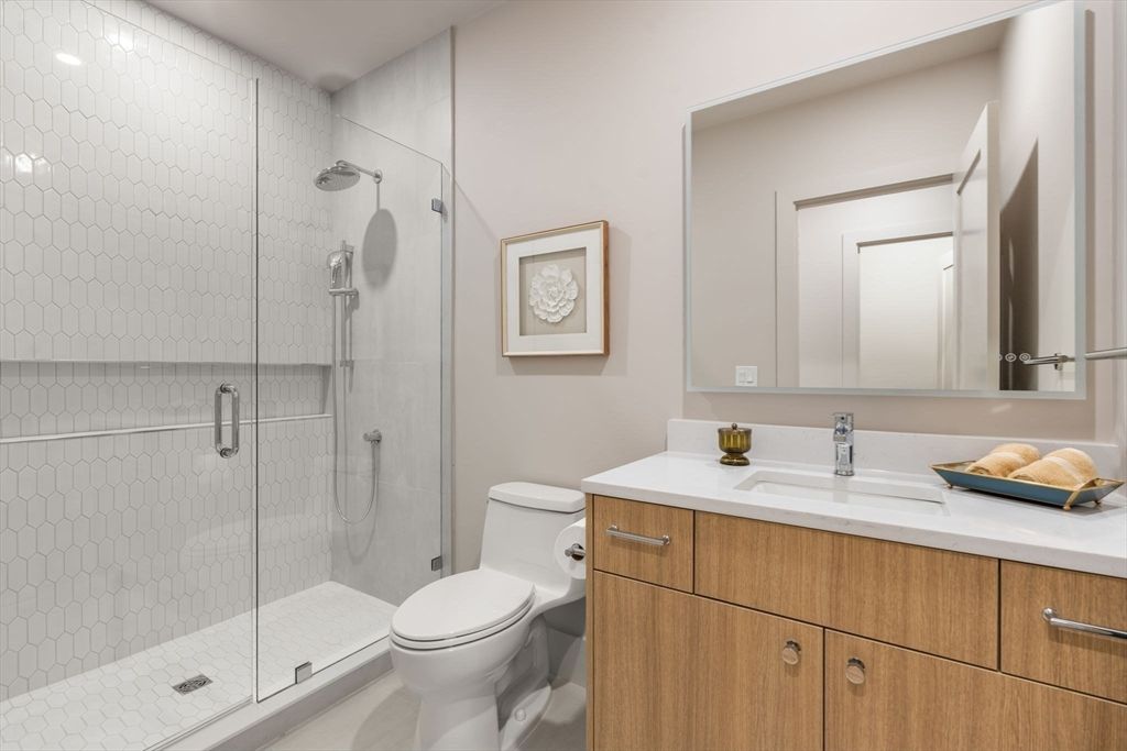 Bathroom, Glass Shower, Interior