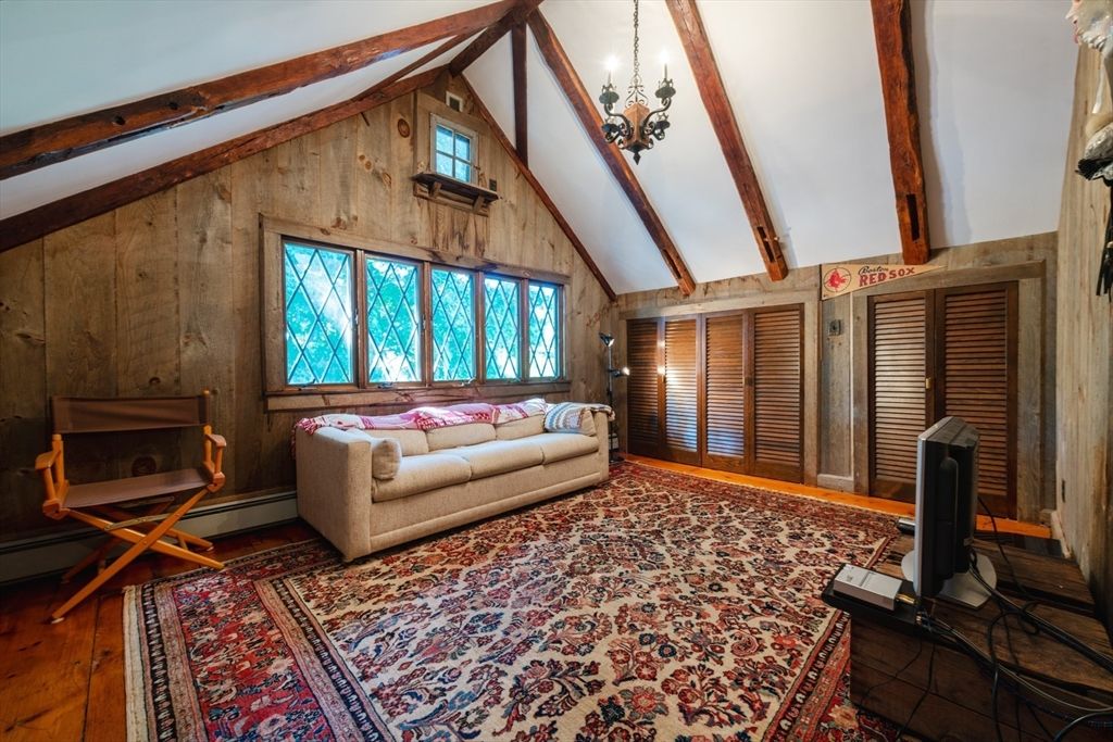 Chandelier, Interior, Wooden Beams, Wood Texture Flooring, Wooden Walls