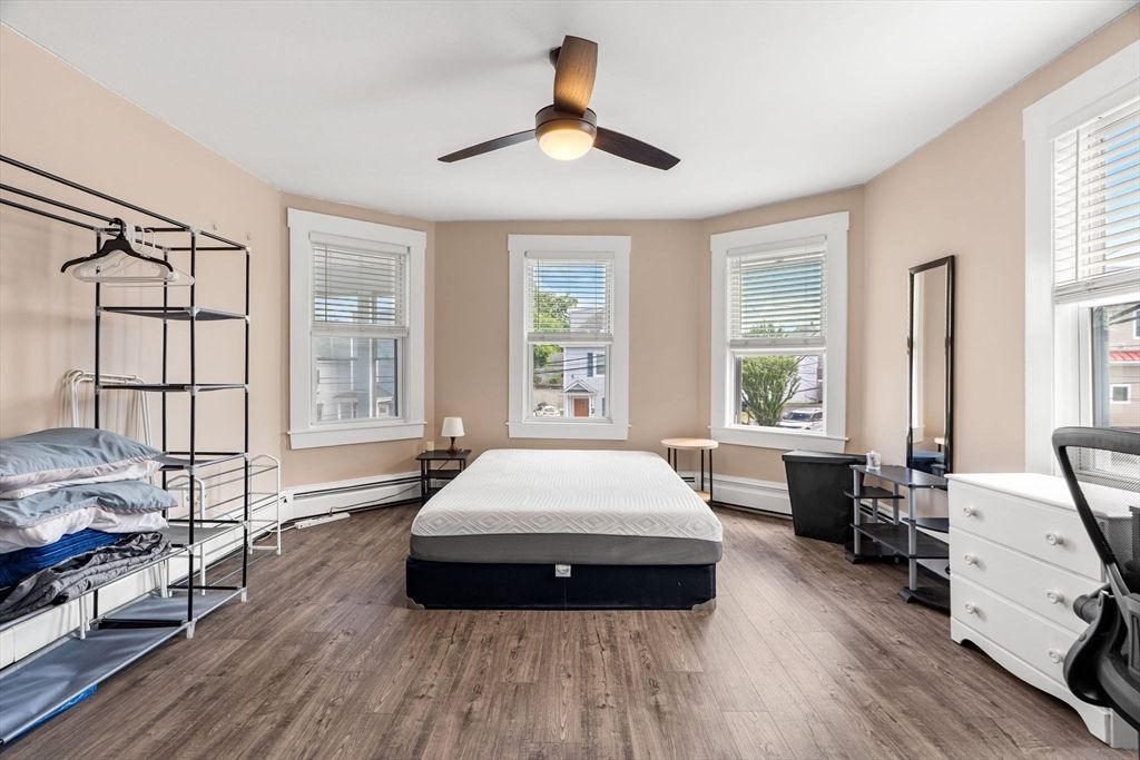 Bedroom, Interior, Wood Texture Flooring
