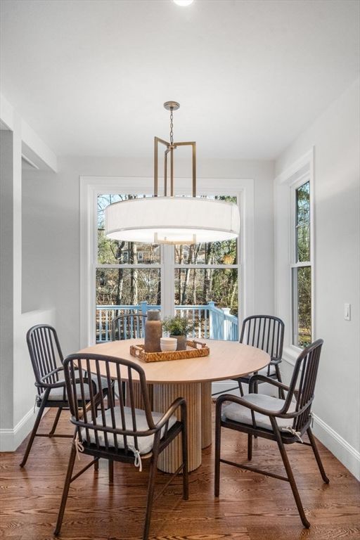 Dining room, Interior, Wood Texture Flooring