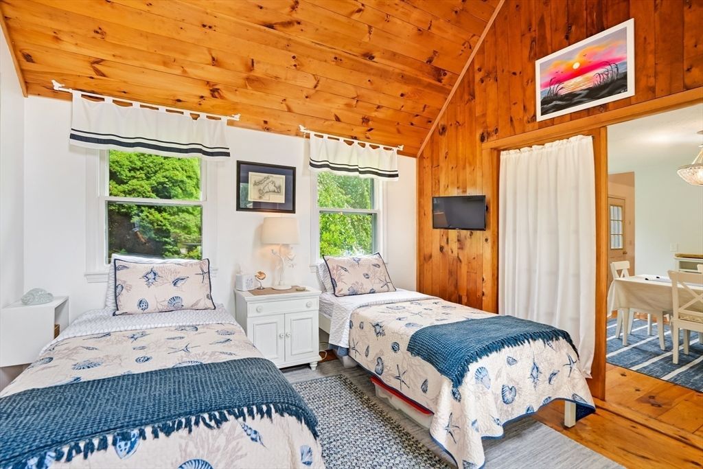 Bedroom, Interior, Wooden Ceilings, Wood Texture Flooring, Wooden Walls