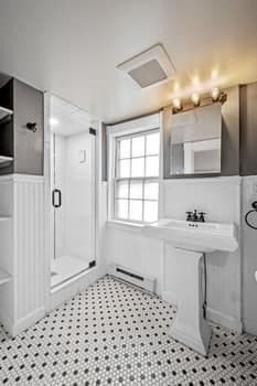 Bathroom, Glass Shower, Interior
