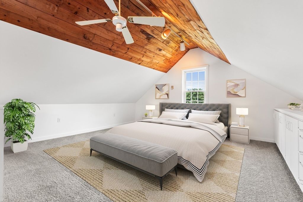 Bedroom, Interior, Wooden Beams, Wooden Ceilings