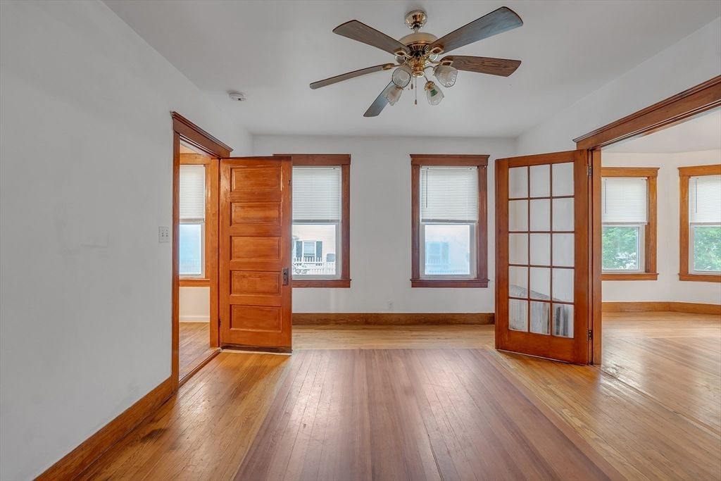Empty room, Interior, Wood Texture Flooring