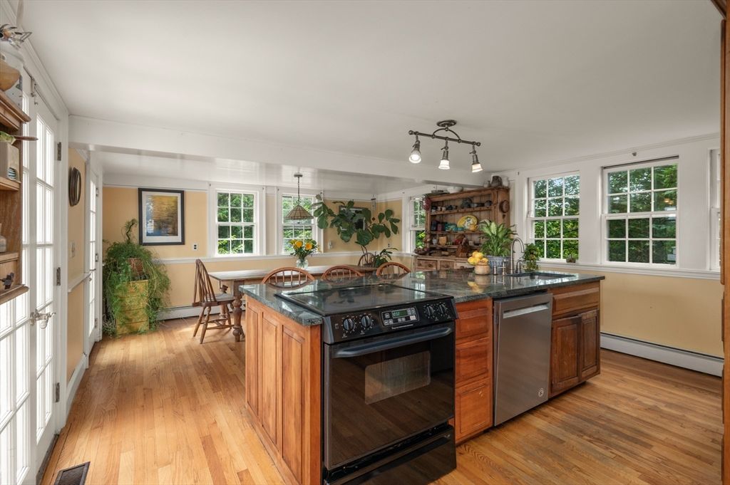 Dining room, Interior, Kitchen, Wood Texture Flooring