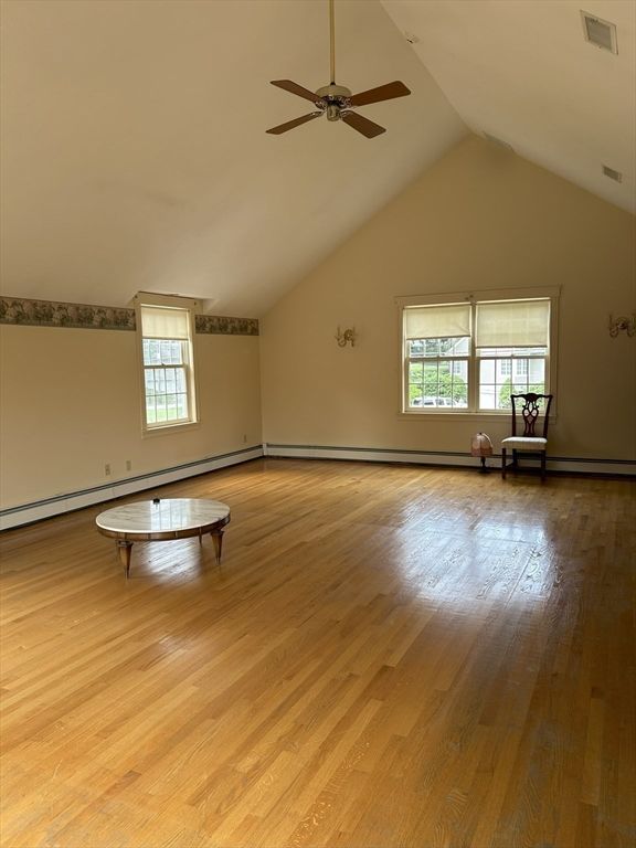 Empty room, Interior, Wood Texture Flooring