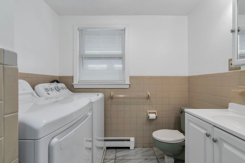 Bathroom, Interior, Marble, Washer