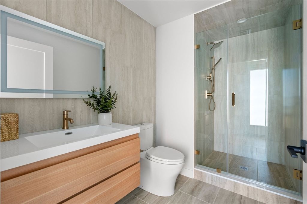 Bathroom, Glass Shower, Interior