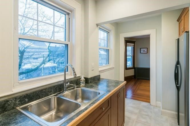 Interior, Kitchen, Wood Texture Flooring