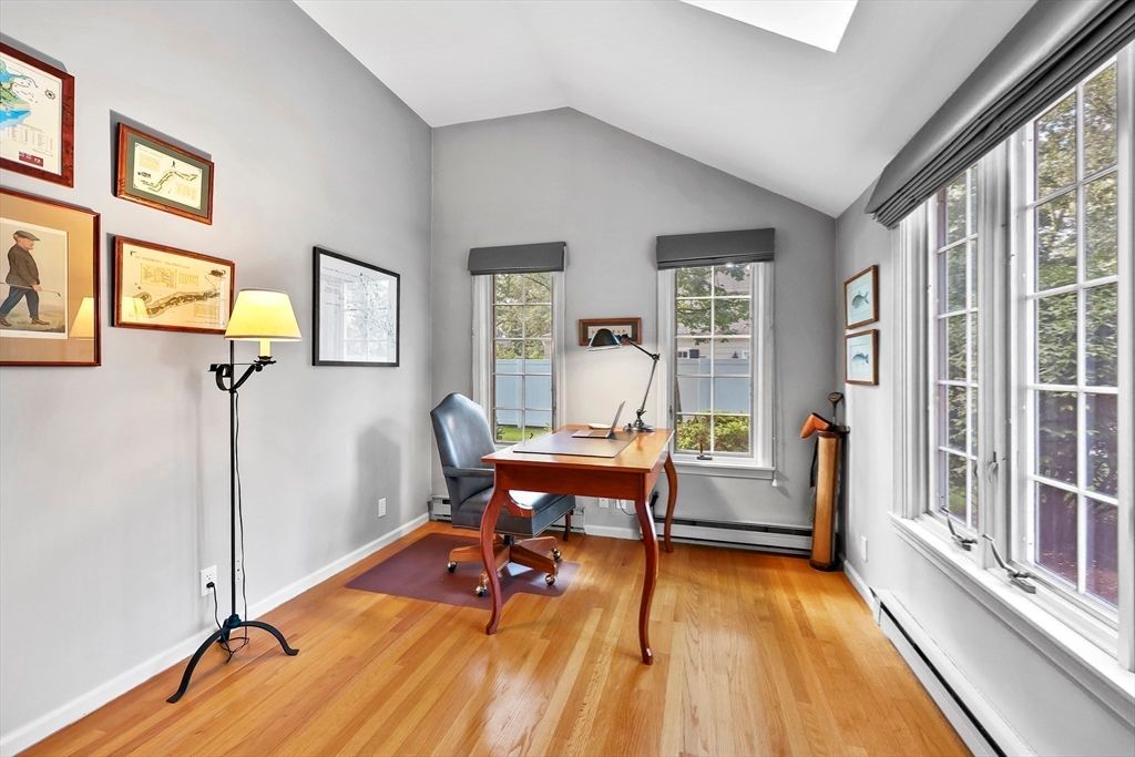 Home Office, Interior, Wood Texture Flooring