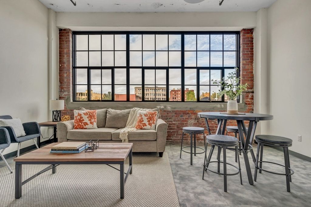 Interior, Living room, Stone Walls