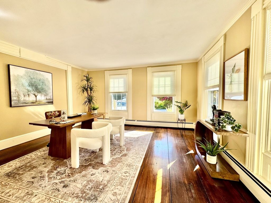 Home Office, Interior, Wood Texture Flooring