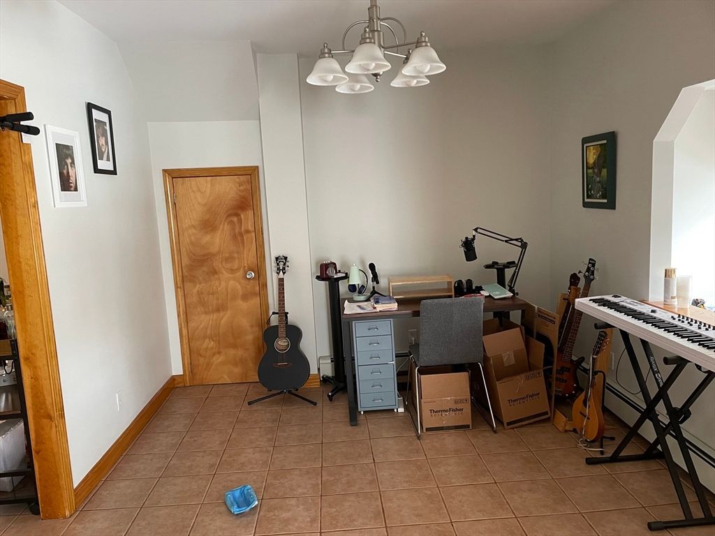 Chandelier, Home Office, Interior
