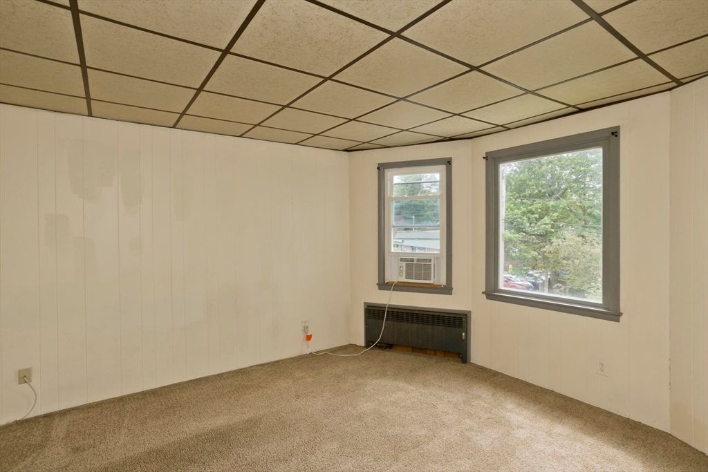 Empty room, Fireplace, Interior