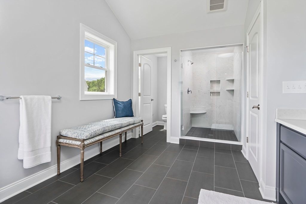 Bathroom, Glass Shower, Interior
