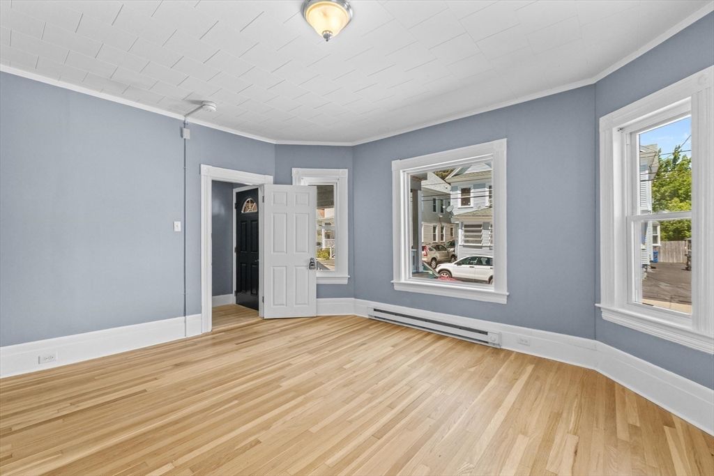 Empty room, Interior, Wood Texture Flooring
