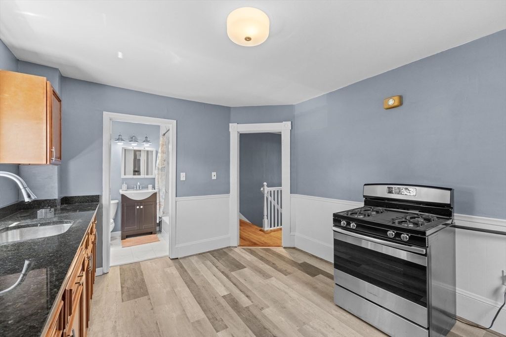 Interior, Kitchen, Wood Texture Flooring