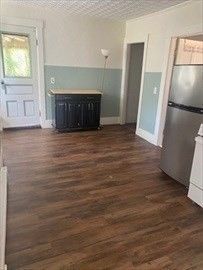 Interior, Kitchen, Pendant Lights, Wood Texture Flooring