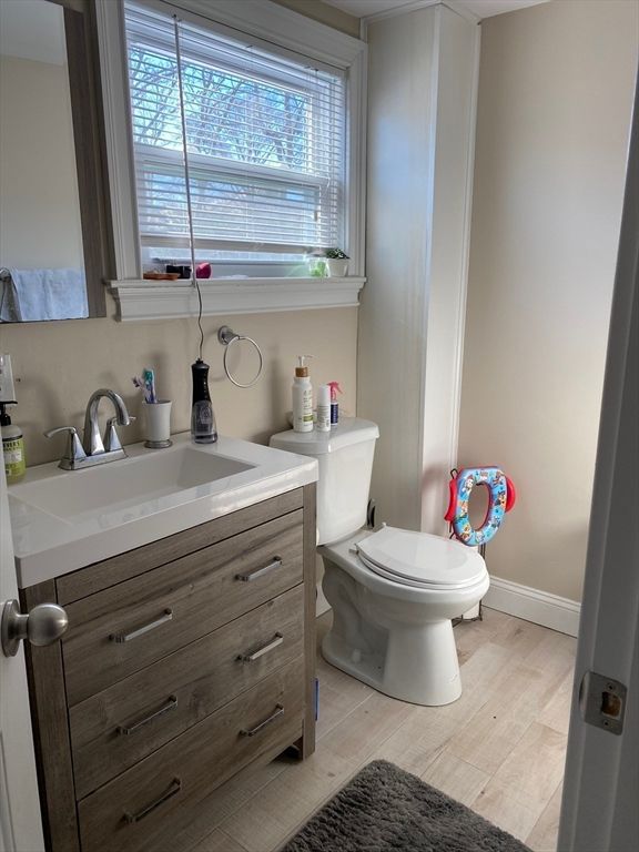 Bathroom, Interior, Wood Texture Flooring