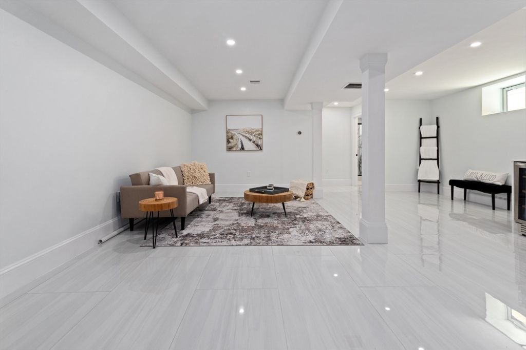 Interior, Living room, Recessed Lighting