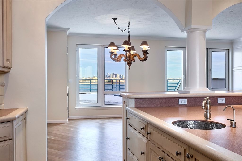 Chandelier, Interior, Water, Wood Texture Flooring