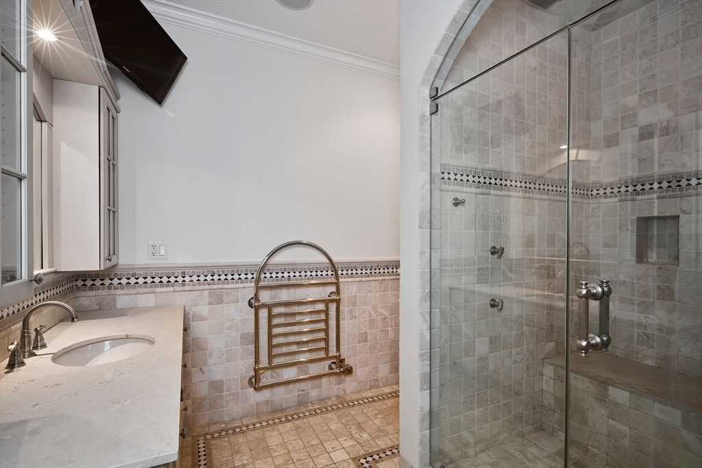 Bathroom, Glass Shower, Interior