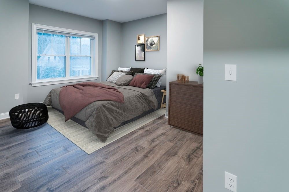 Bedroom, Interior, Wood Texture Flooring