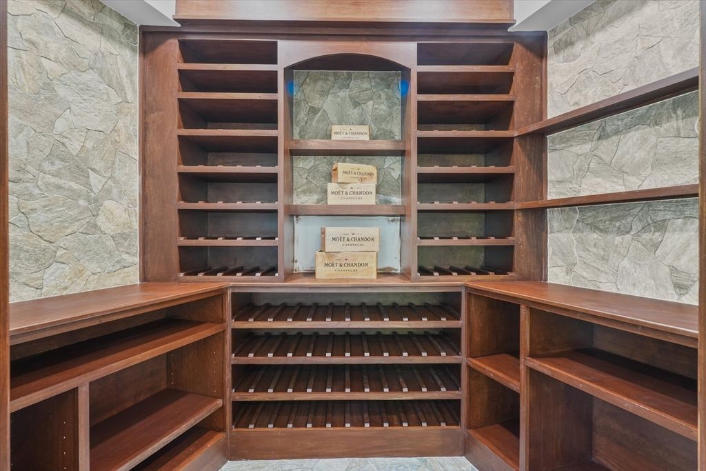 Interior, Stone Walls, Wine Storage