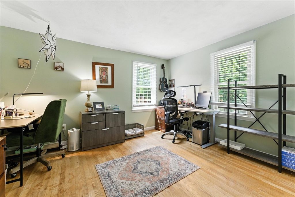Home Office, Interior, Wood Texture Flooring
