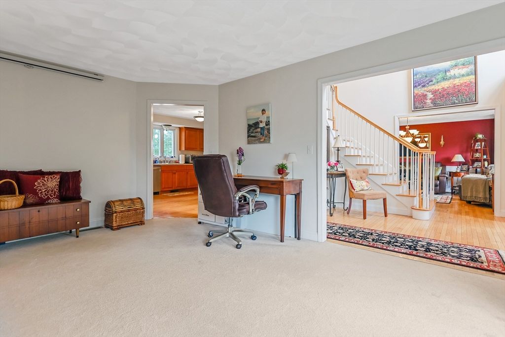 Home Office, Interior, Wood Texture Flooring
