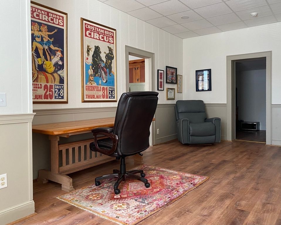 Home Office, Interior, Wood Texture Flooring