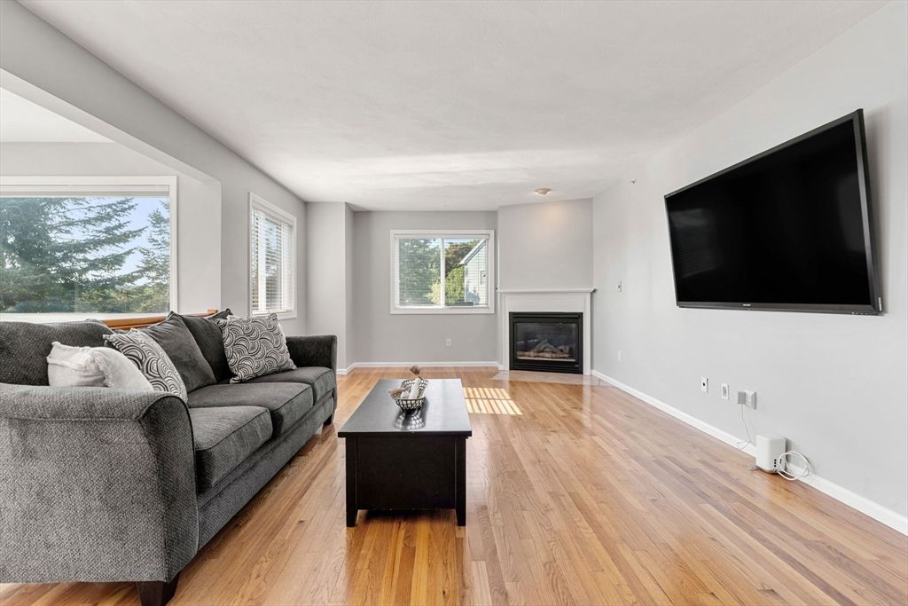 Fireplace, Interior, Living room, Wood Texture Flooring