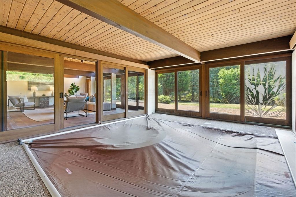 Interior, Sun Room, Wooden Beams, Wooden Ceilings