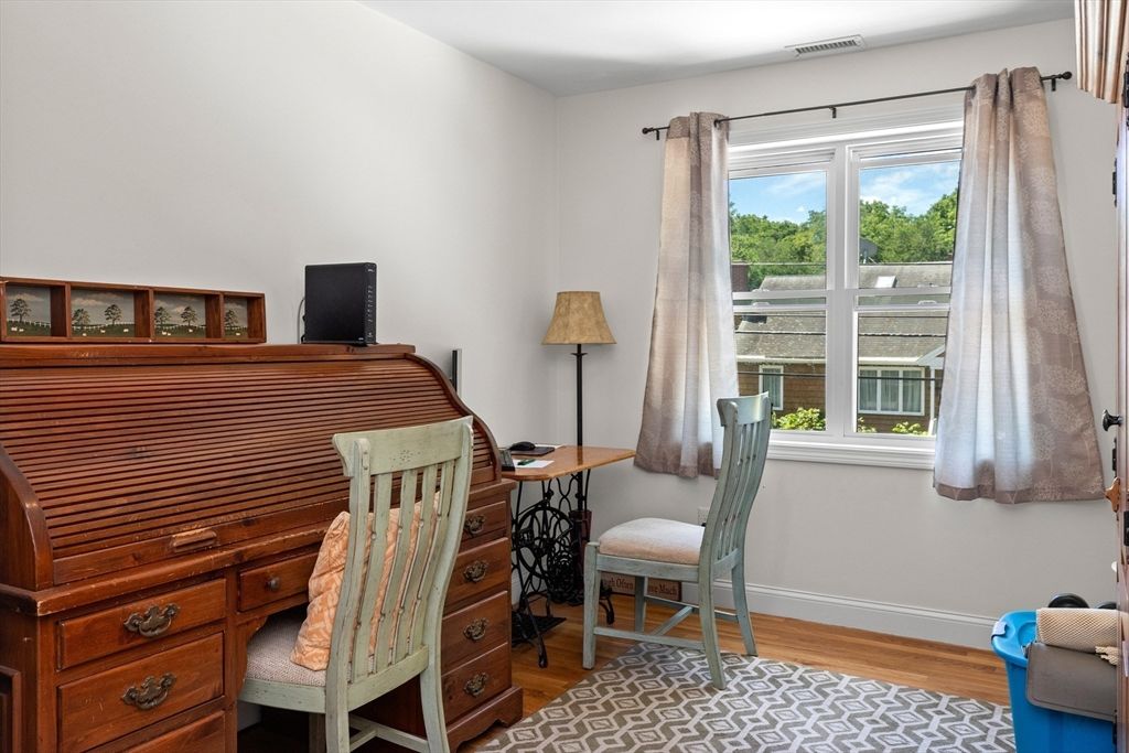 Home Office, Interior, Wood Texture Flooring
