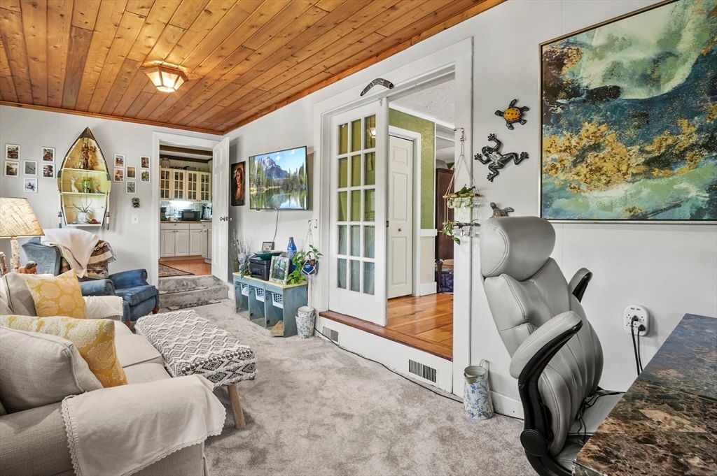 Interior, Living room, Wooden Ceilings