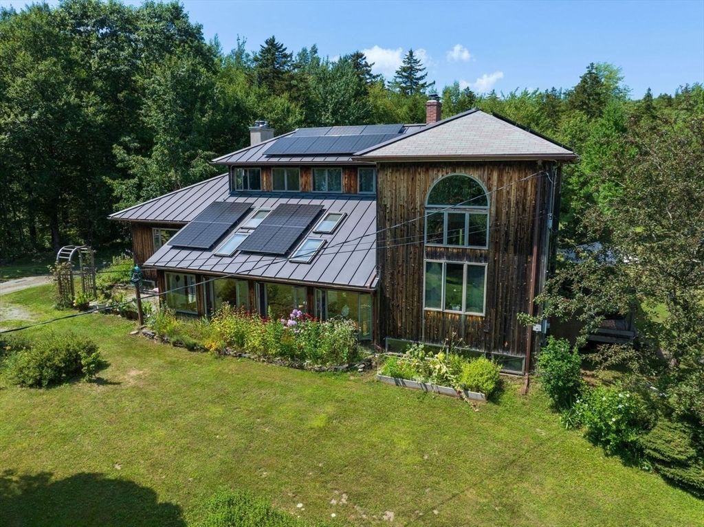 Backyard, Exterior, Facade, Solar Panels, None