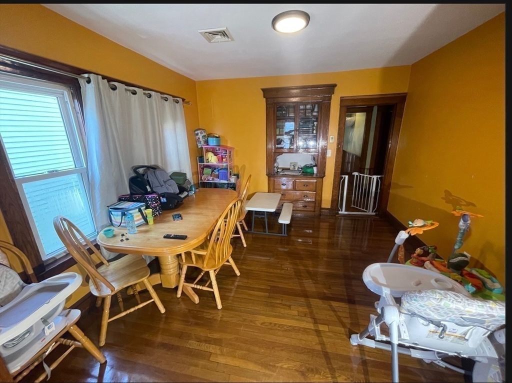 Dining room, Interior, Wood Texture Flooring
