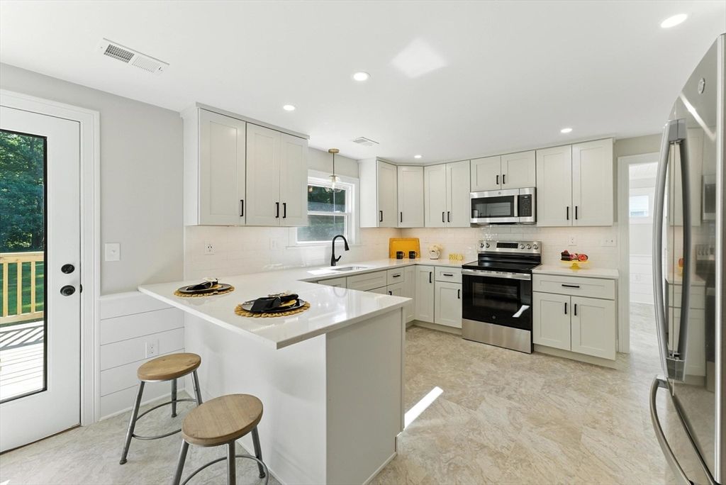 Interior, Kitchen, Recessed Lighting, Stainless Steel Appliances