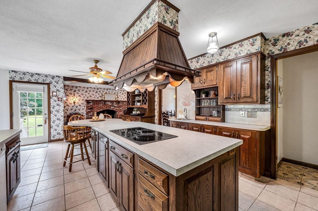 Interior, Kitchen, Stone Walls