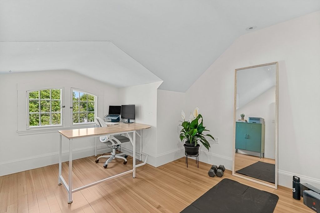 Home Office, Interior, Wood Texture Flooring