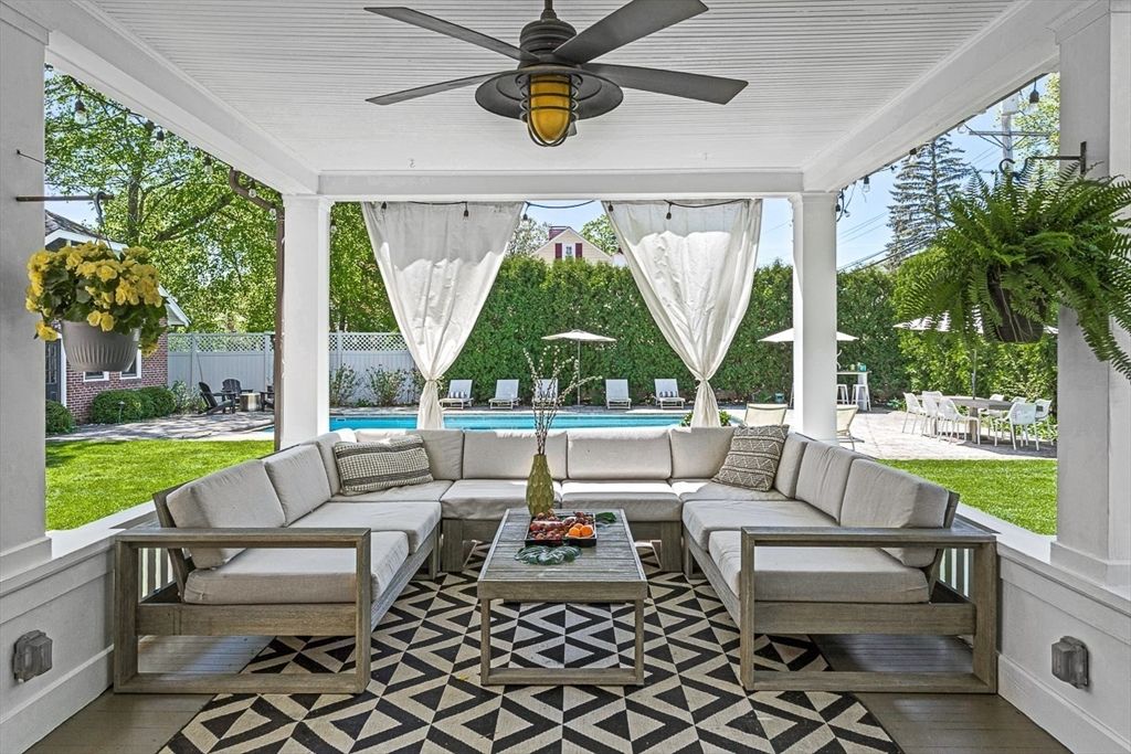 Exterior, Interior, Living room, Pool