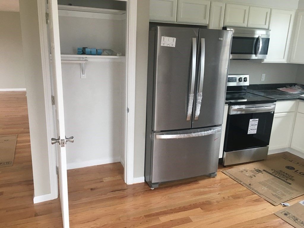 Interior, Kitchen, Wood Texture Flooring