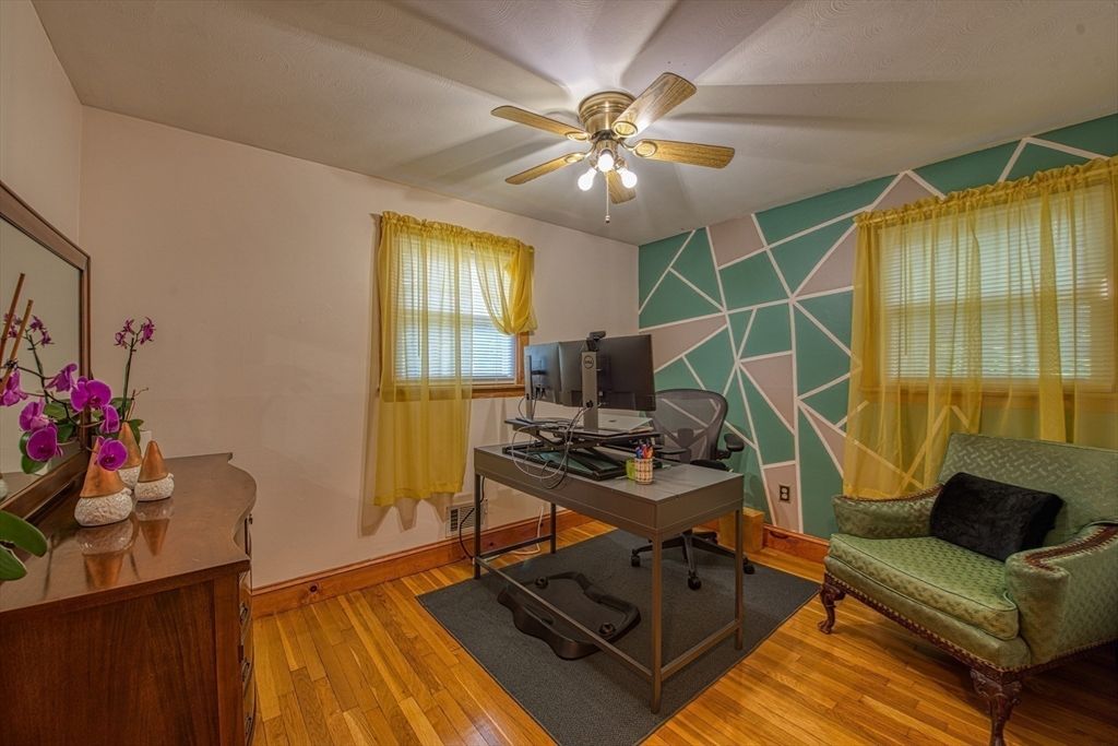 Home Office, Interior, Wood Texture Flooring