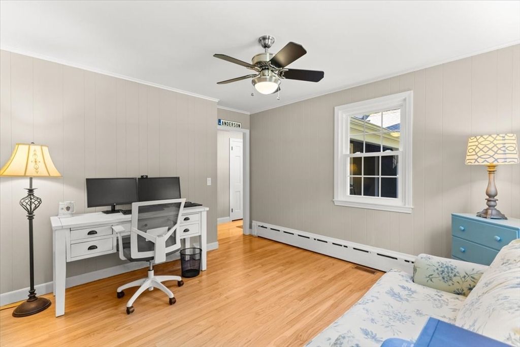 Home Office, Interior, Wood Texture Flooring
