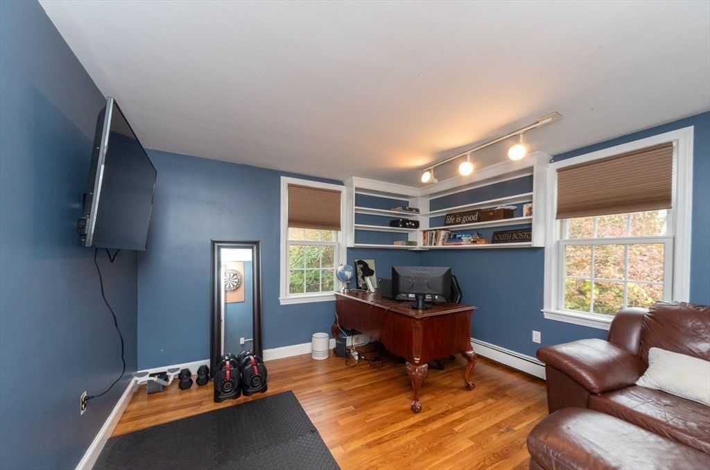 Home Office, Interior, Wood Texture Flooring