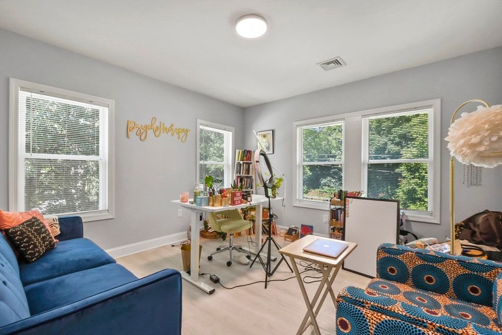 Home Office, Interior, Wood Texture Flooring