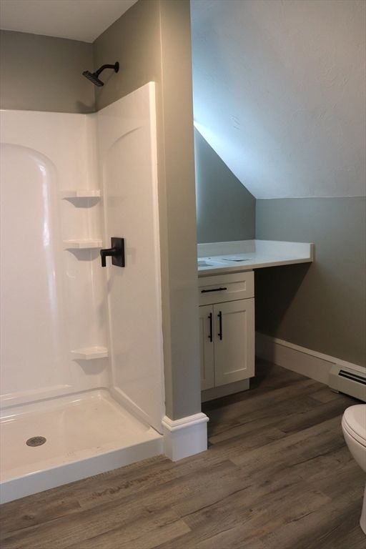 Bathroom, Interior, Wood Texture Flooring